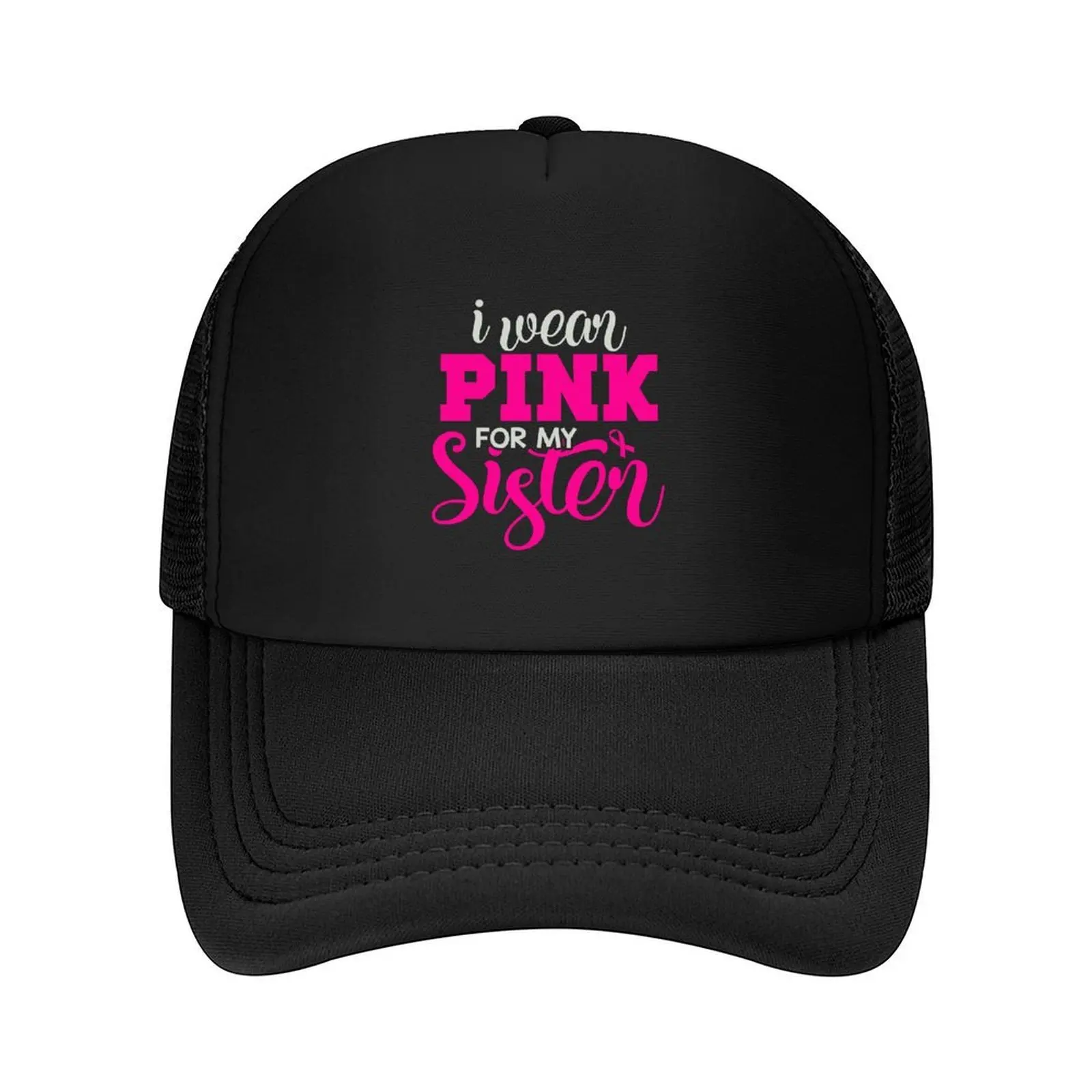 

I Wear Pink for My Sister Baseball Cap party Hat Hat Man For The Sun Luxury Cap designer cap Hats Man Women's