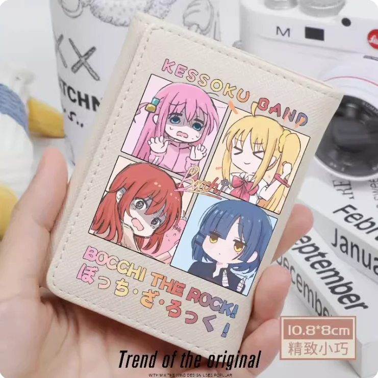 

Anime BOCCHI THE ROCK! Kita Ikuyo Gotoh Hitori Fashion Wallet PU Purse Card Coin Hasp Money Bag Cosplay Gift B204