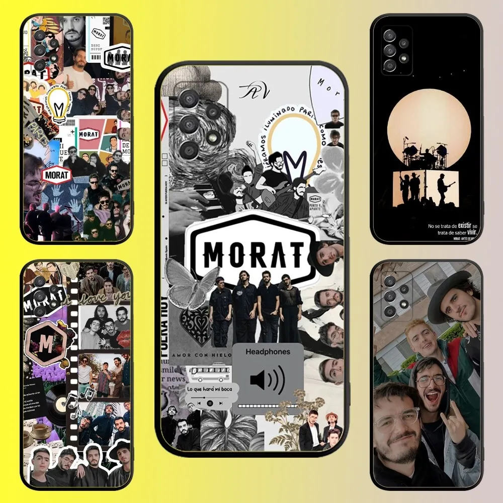 

Band M-Morat Phone Case For Samsung Galaxy A73 71 53 52 42 41 32 22 21 13 12 S E 4G 5G Soft Black Shell