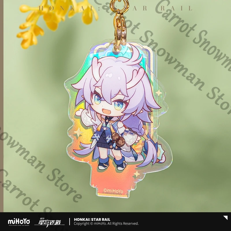 هونكاي: سلسلة رحلة قطار السكك الحديدية النجمية Q نسخة من الأكريليك قلادة الديكور الرسمية هدية إصدار جامعي أصلي