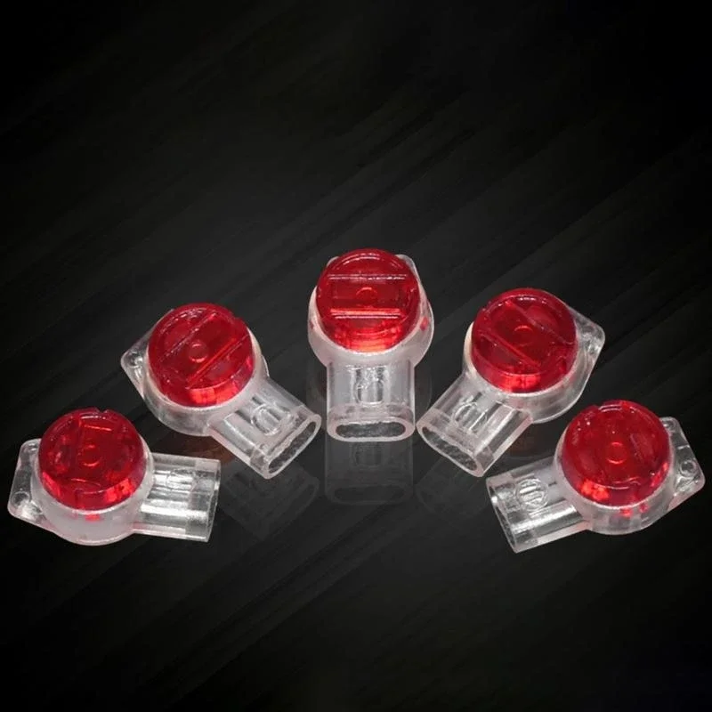 

5asd 100PCS Waterproof Telephone Line Connector, Data Phone Wire Butt Ports UY2 Crimp Terminal Connectors Assortment