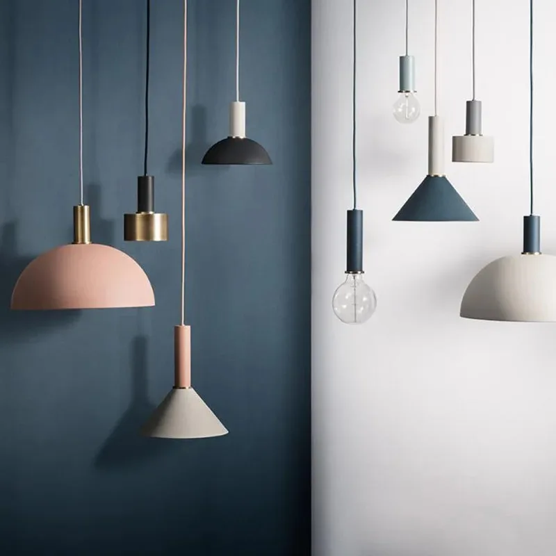 

AL Pendant Lamp Hanging Ceiling Lighting Light restaurant chandelier iron simple bar DIY combination chandelier