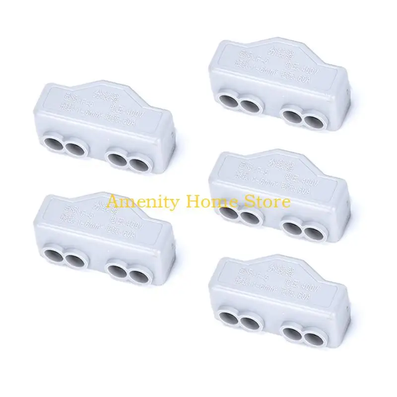 F26C Electrical Wire Connectors Home Wiring Connectors Temporary Circuit Connectors for Safe Efficient Home Improvement Tasks
