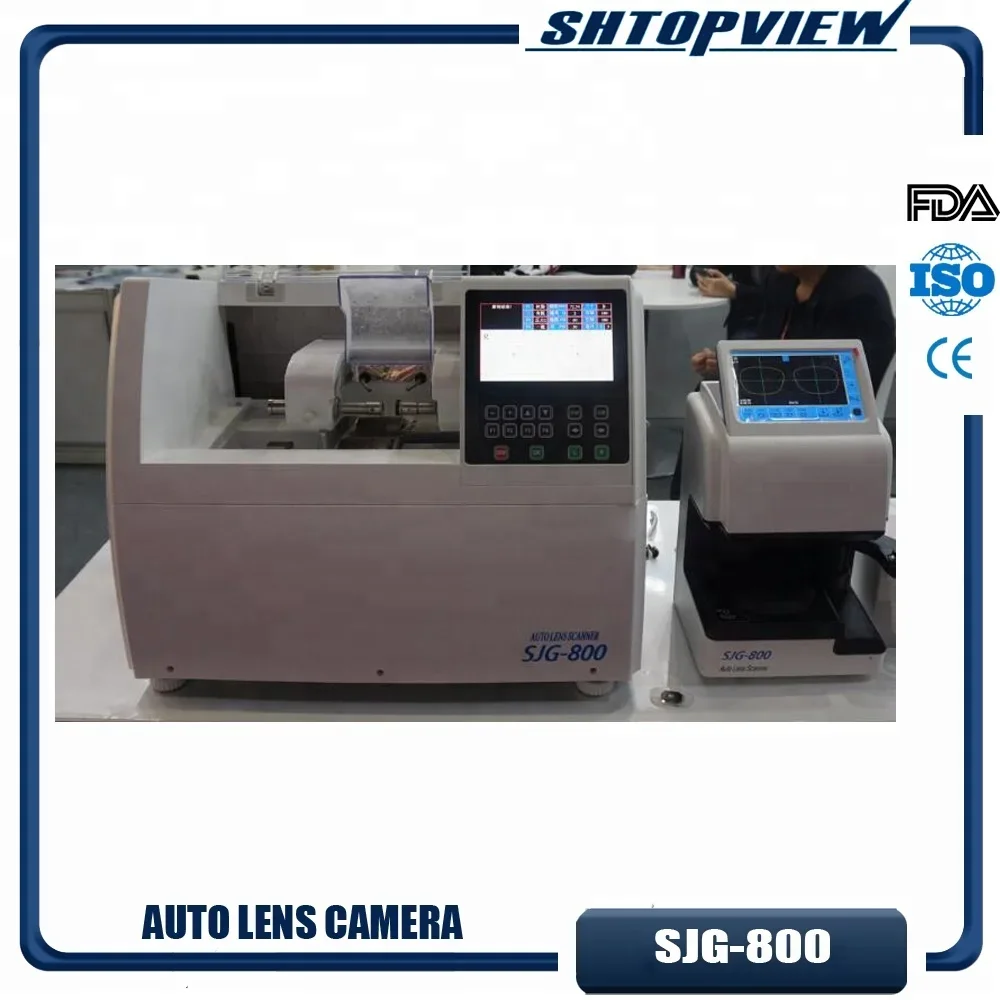 2D Patternless Auto Lens Edger SJG-800 7 Inch Color Touch Screen Optical Lens Edging Machine