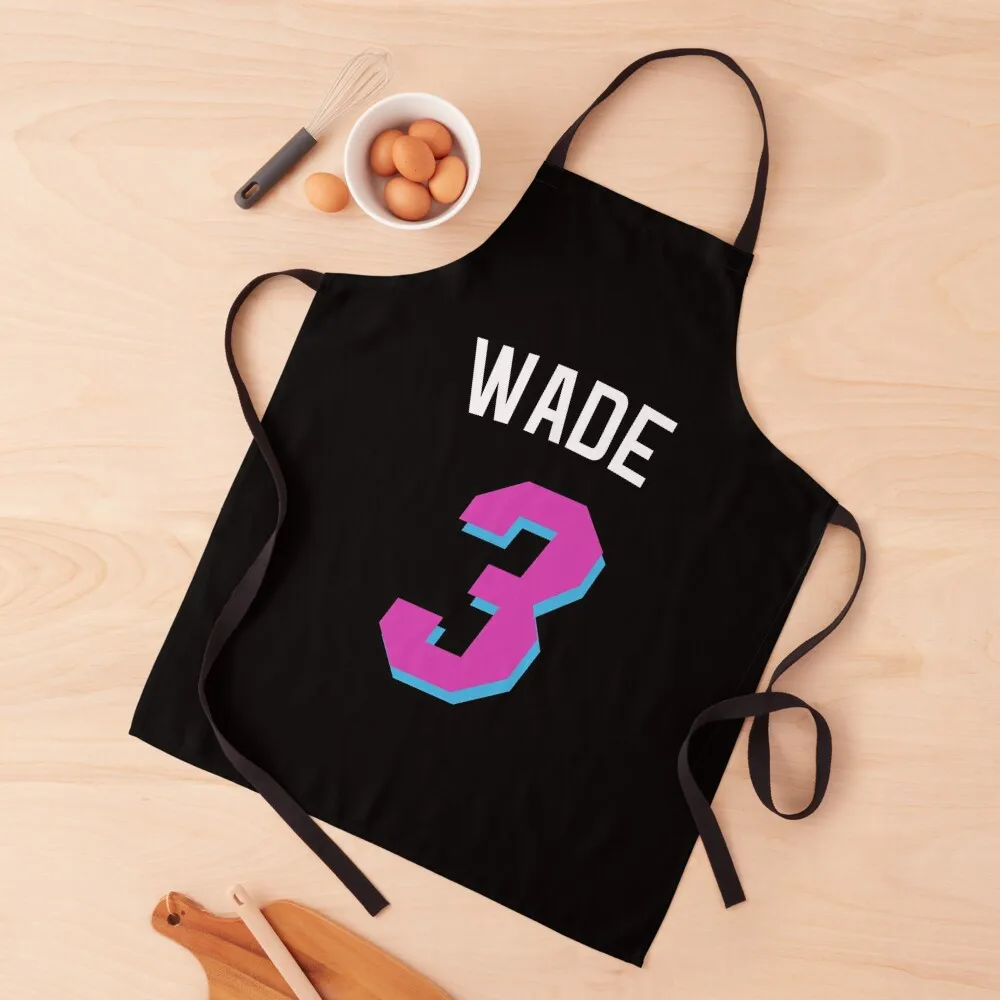 Dwayne Wade 3 Heat Apron cookings for women chef costume Apron