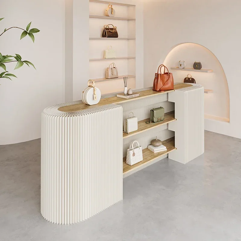 Exhibition stand Exhibition samples, display stand Office front desk bar, folding Nakajima display stand Display table