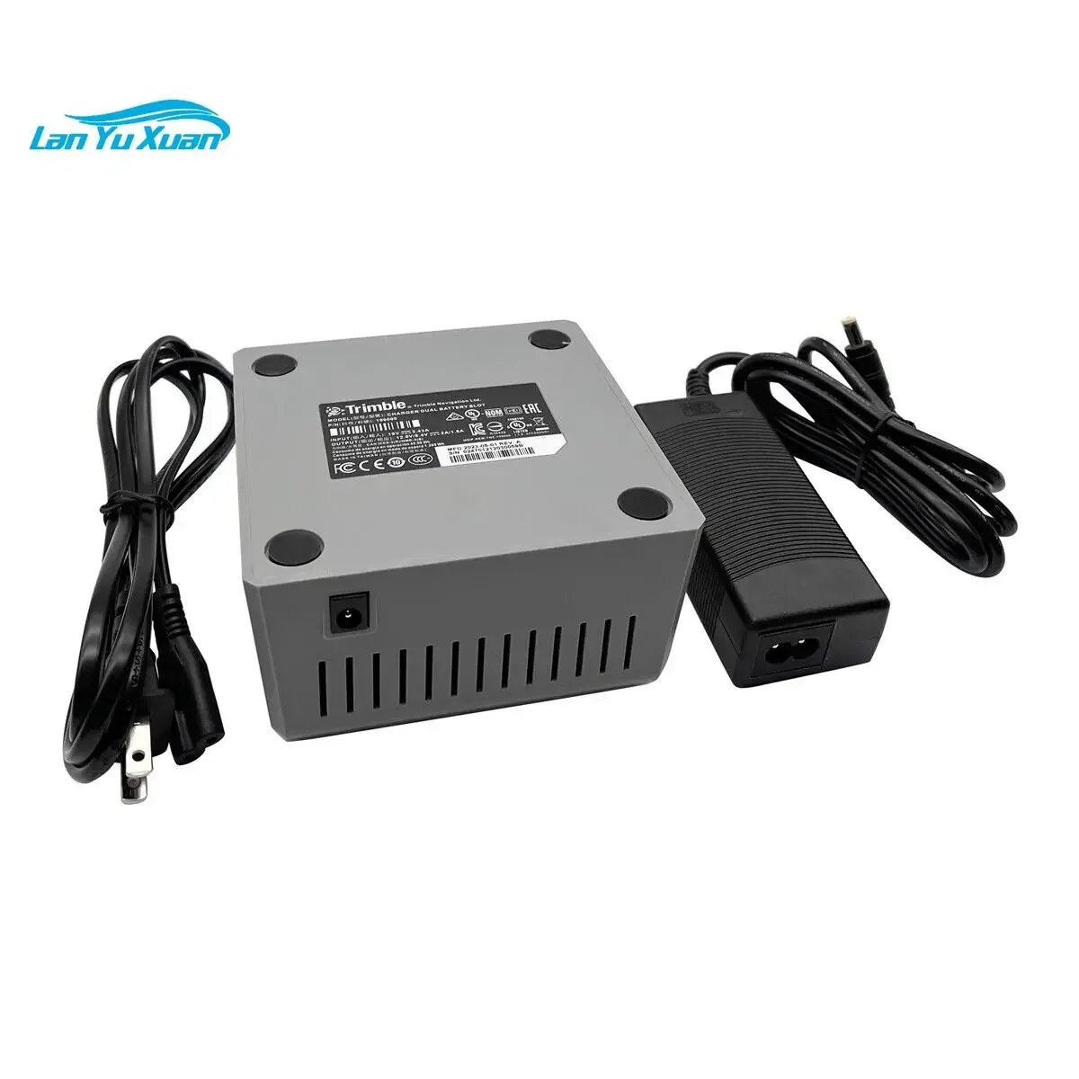 Dual Slot Charger for Trimble R10 R8 S6 SPS985 GPS Battery Total Station EU/US Plug Two Slots Bay