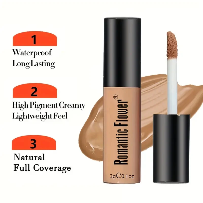 6pcs Matte Full Coverage Liquid Foundation Set, 6 Color Oily Skin Concealer,6 Pcs Set Flawless Natural Look Concealer, Liquid Fo