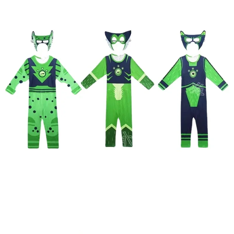 Disfraz de Cosplay Wild Kratts para niños, trajes de Fantisia para Halloween, monos para niños, ropa de fiesta de Carnaval de lujo con máscara para niños