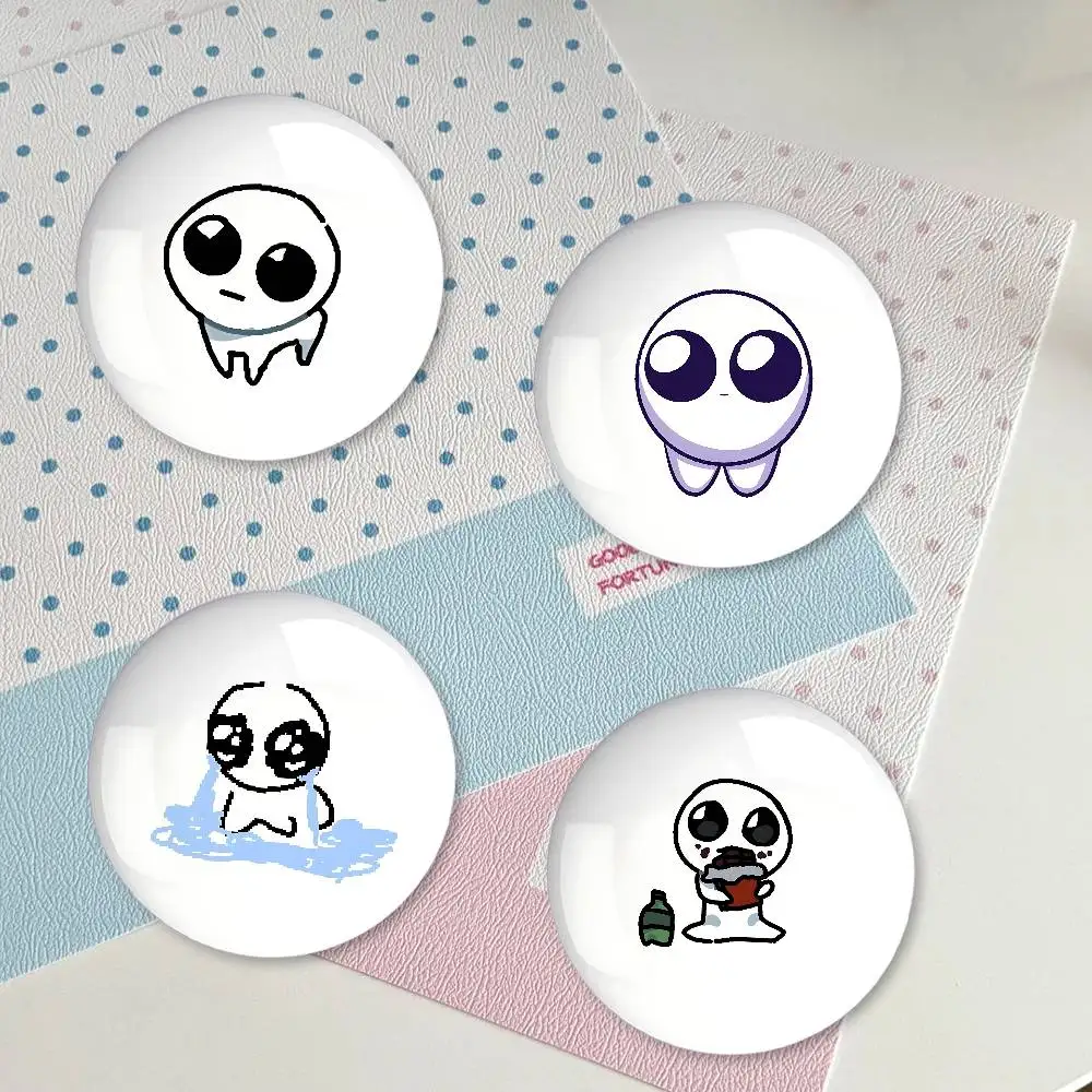 Tbh Creature Autism Meme Premium Tinplate Round Lapel Pins: Cute Badge Brooches For Shoulder Bag Accessories, Souvenir Gifts