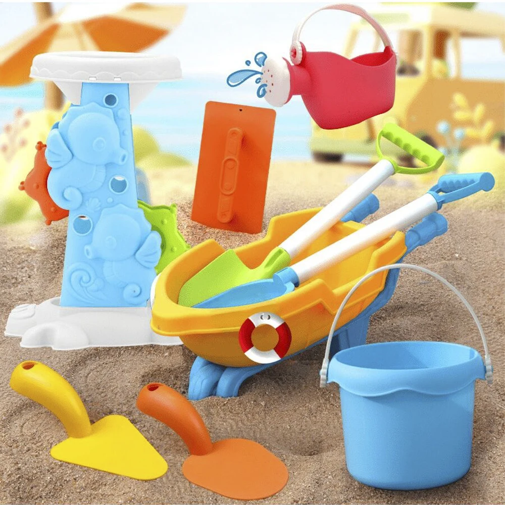 20-teiliges Strandspielzeug-Set für Kinder, Strandauto, Sandgrabspielzeug, Sommer-Strandgeschenke für Kinder, Outdoor-Tag am Strand