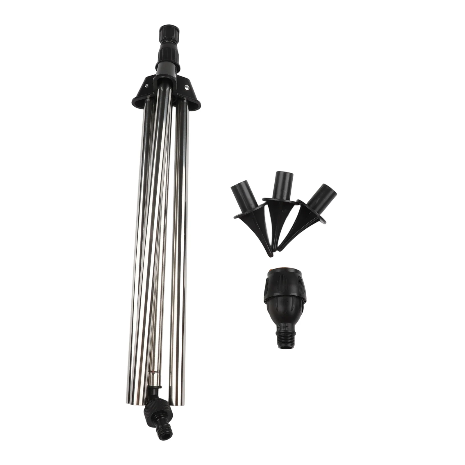Rotary Tripod Sprinkler System for Uniform Lawn Garden Yard Grass and Greenhouse Irrigation with Adjustable Spray Range