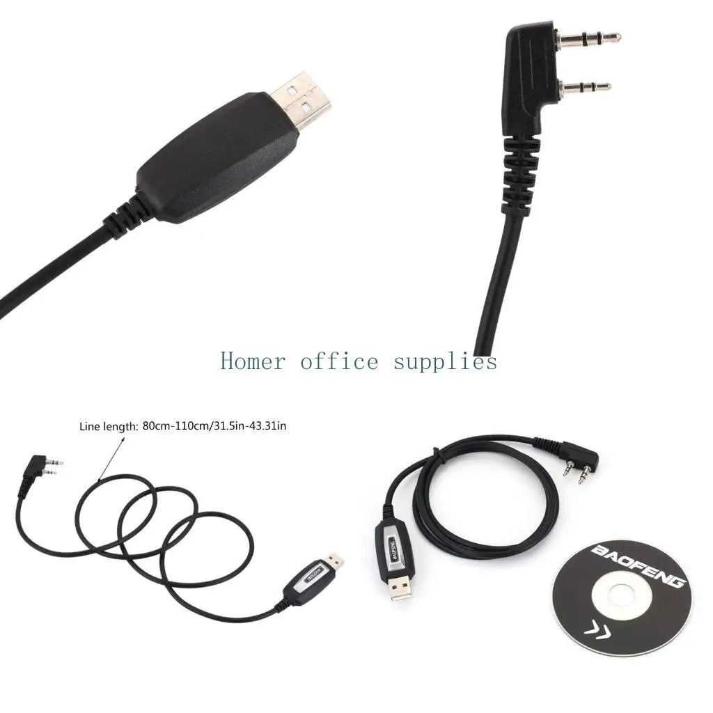 

K43B Walkie Talkie USB Programming Cable Waterproof USB Programming Cable for Baofeng UV-5R / BF-888S