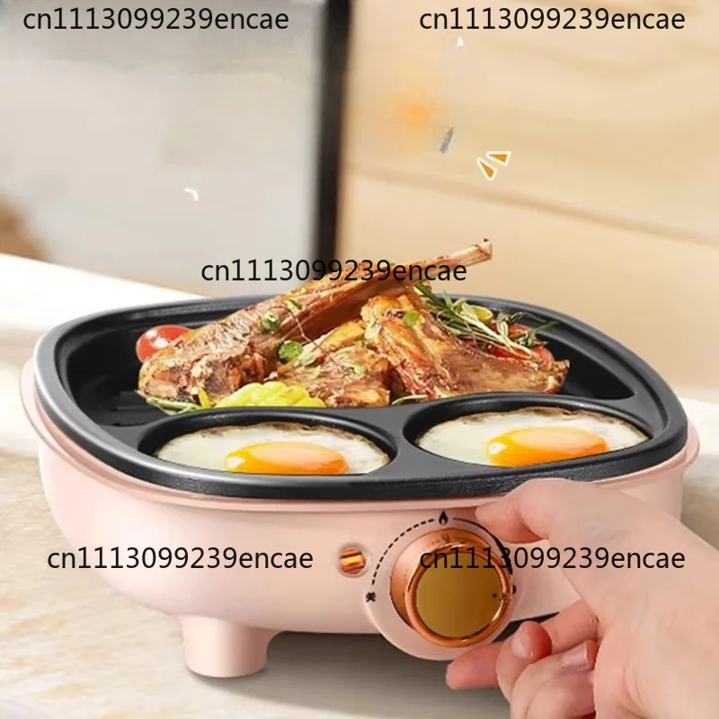 Breakfast machine Small electric frying pan Egg dumplings Pancake pan Multifunctional household electric bottom non-stick pan
