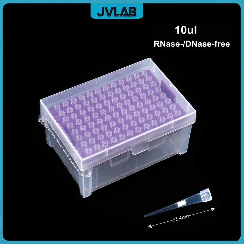 Filter Barrier Tips RNase-/DNase-free Sterile Universal Fit Filter Tips For Pipette Dispensers 10 ~ 1000 ul Rack Package 96 / PK