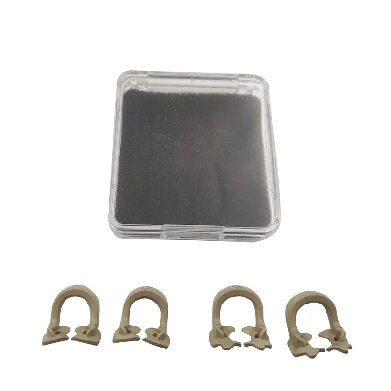 مشابك سد مطاطية للأسنان، مشابك حاجز من مادة الراتنج لعزل الأسنان والإجراءات الترميمية وأدوات المختبر