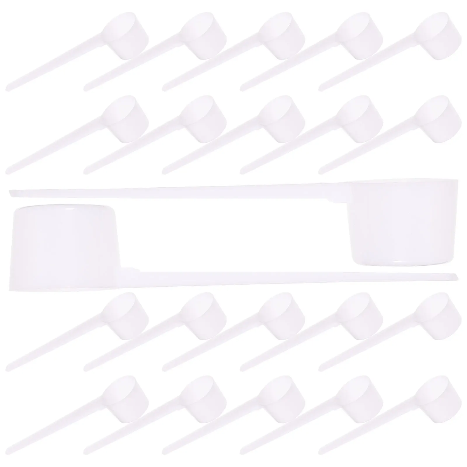 

100 Pcs Milk Measuring Plastic Coffee Scoops Stir Measure for Formula kitchen Food Safety Material