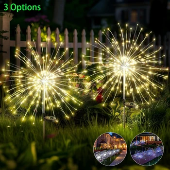 Solar Copper Wire Firework Lights 1