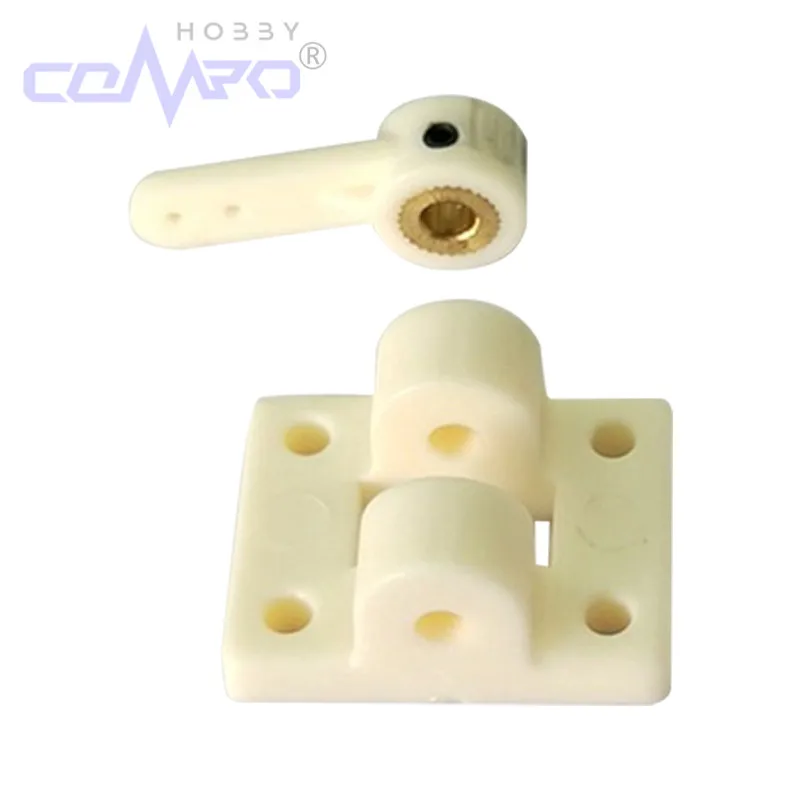 5 jeux de bras et supports de direction de roue avant de train d'atterrissage de 4MM, 2/3 trous pour remplacement d'avion RC à aile fixe en mousse KT