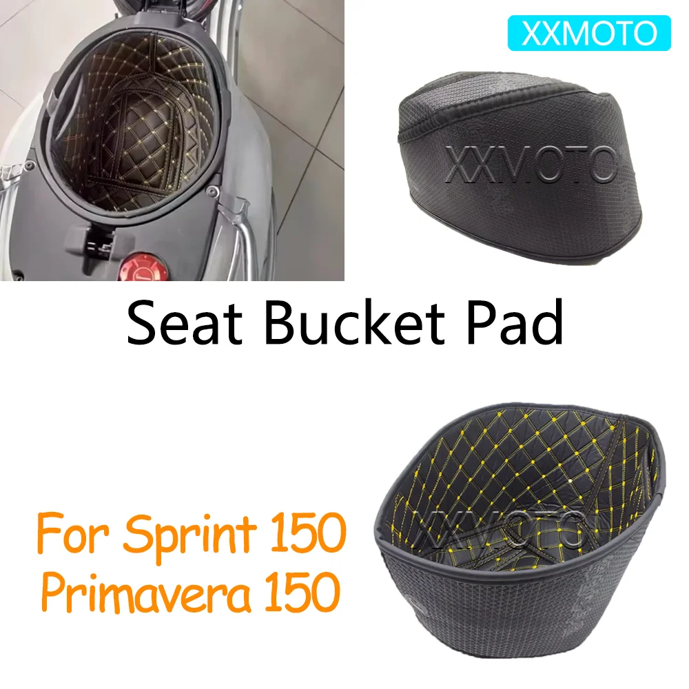 

For Vespa Sprint150 Sprint 150 Primavera 150 Motorcycle Seat Bucket Pad Storage Box Pad Cargo Luggage Trunk Protector Cover