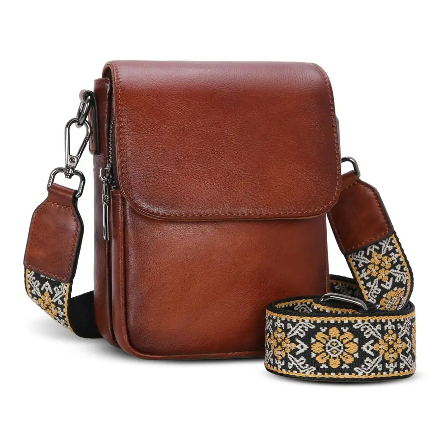 

Small Crossbody Bags for Women RFID Blocking Cell Phone Purse AntiTheft Travel Bag with wide Straps