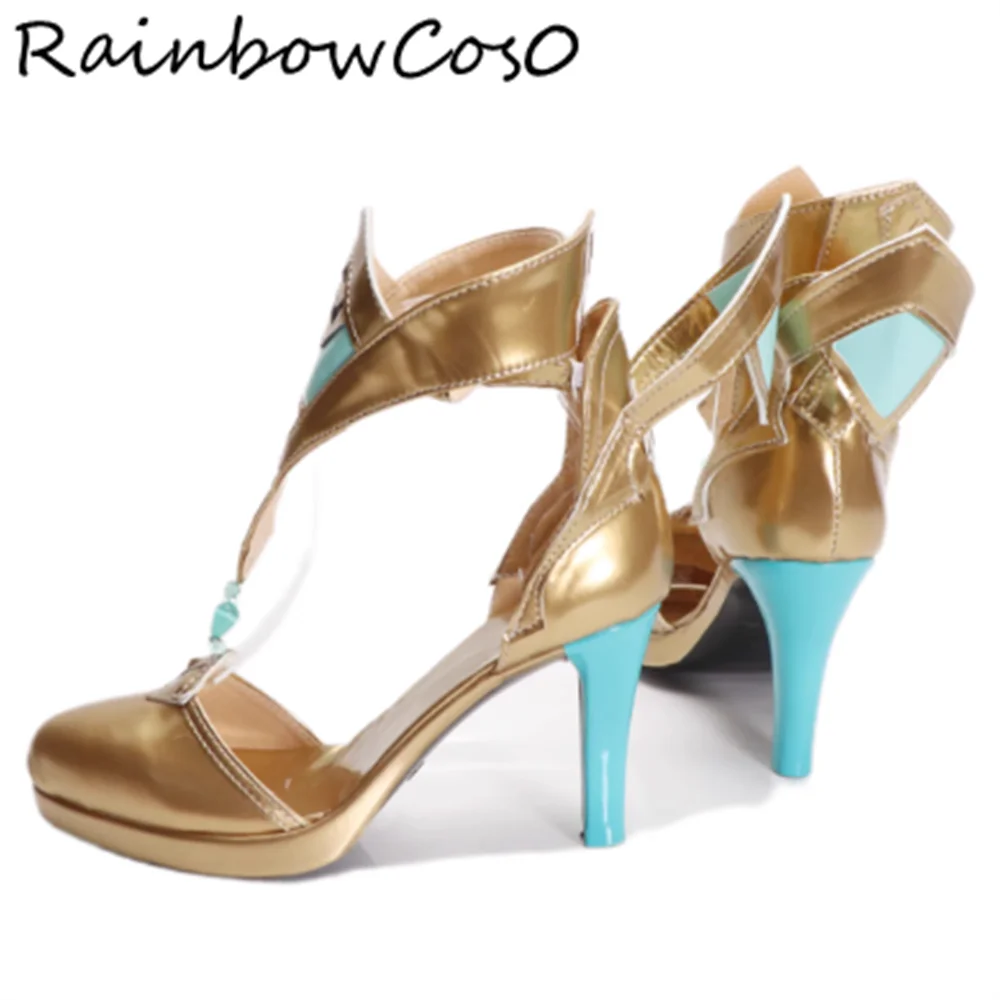 Buty do cosplayu Nefer Genshin Impact, buty do gry, anime, na imprezę, Halloween, RainbowCos0 W5334