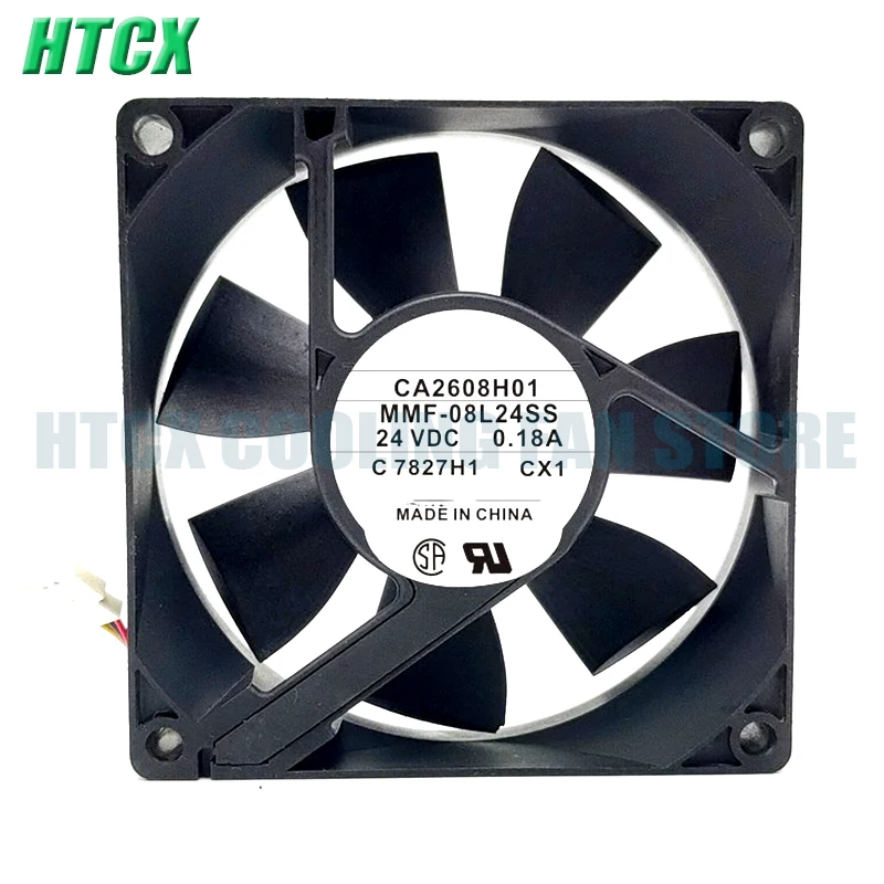 New MMF-08L24SS CN2 8025 DC24V 0.18A Elevator Accessories/Frequency Converter Dedicated Fan