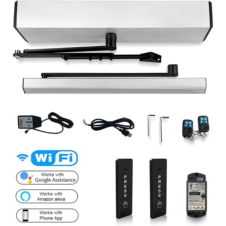 

Smart WiFi APP Control Автоматическое устройство открывания дверей, встроенный приемник Wi-Fi Olide-510FW, совместимый с Alexa, Google Assistant