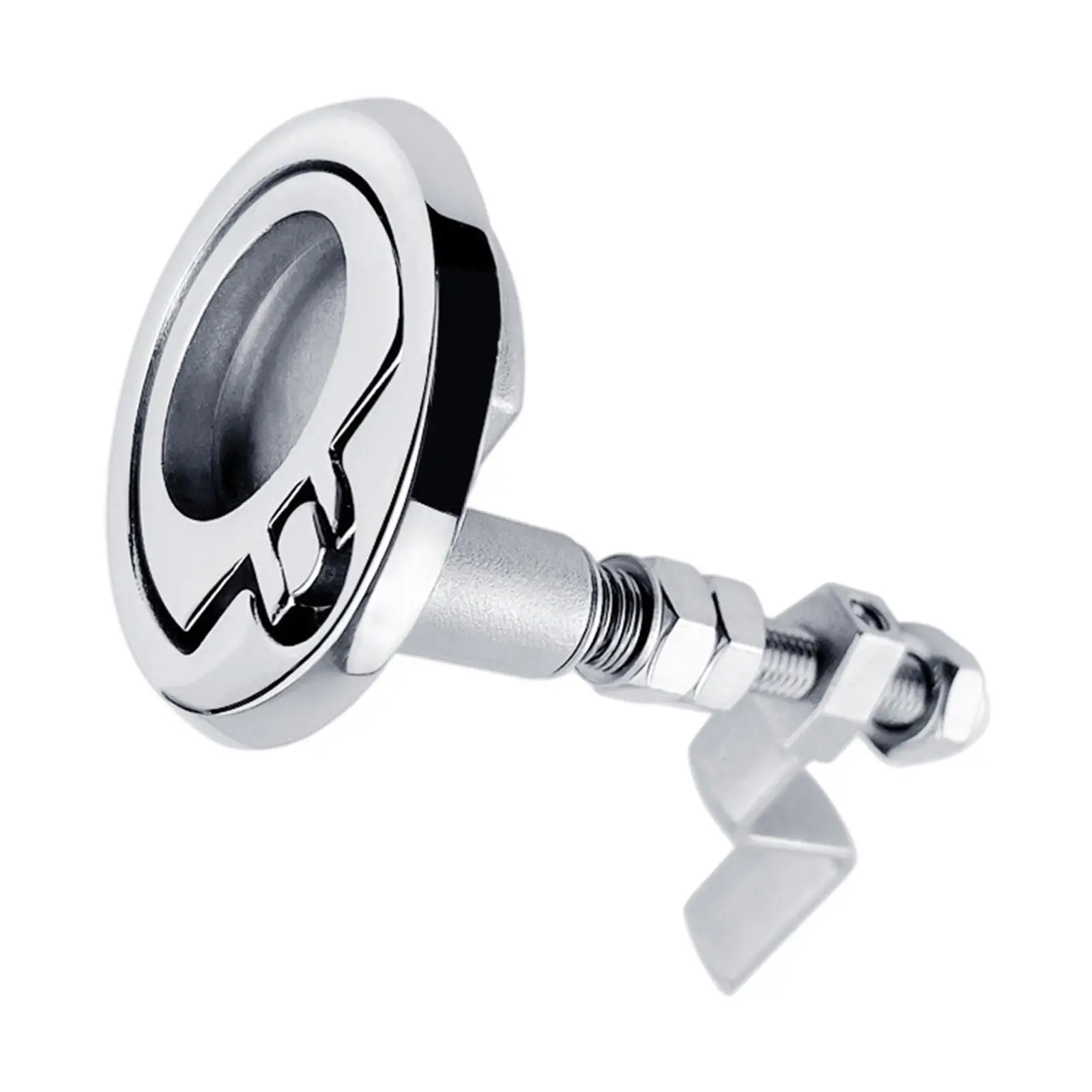 Flush Pull Latch Mirror Polished Non Locking Anti-Rust Corrosion Resistance