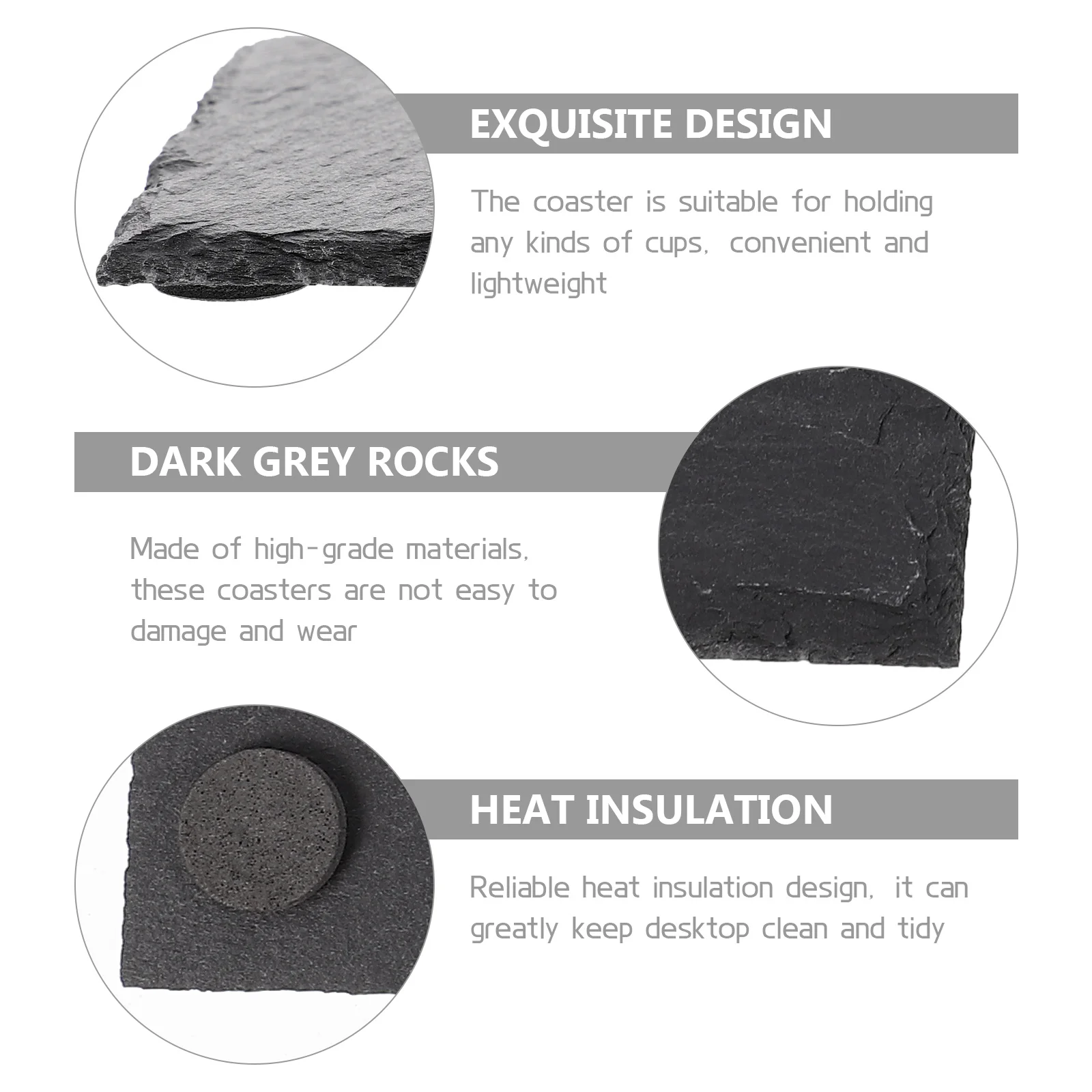 

4Pcs Cup Mats Retro Wear-Resistant Decorative Drink Coasters for Home Kitchen Dining Table Coffee Shops Hotels