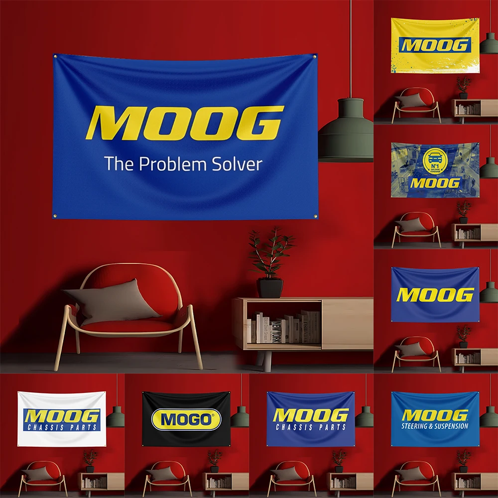 

3x5 Ft Moog Tool Flag Polyester Printed Cars Flags Banner Tapestry for Room Garage Decor Power Tools Flag