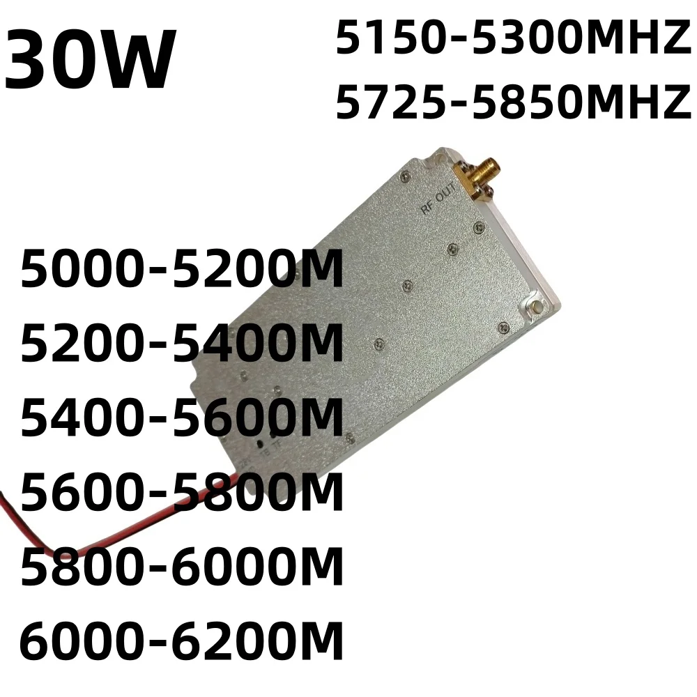 gerador do ruido do amplificador 30w51505350m 5725 5850m 5000 5200m 5200 5400m 5400 5600m 5600 5800m 58006000m6000 6200mhz 01