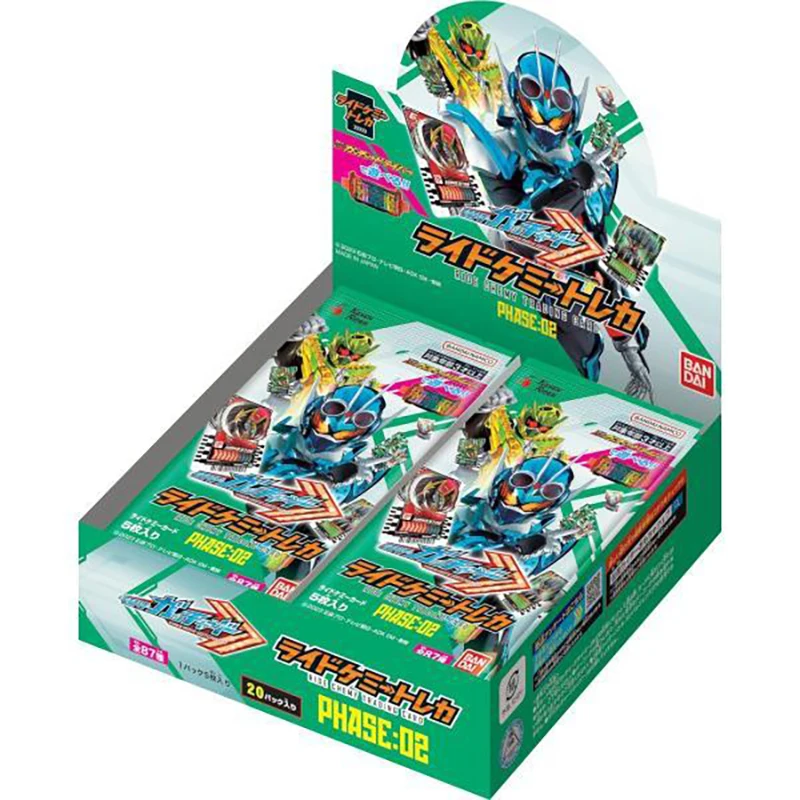 BANDAI Original Kamen Rider GOTCHARD Ride Chemy Trading Card PHASE 01 Change Card Supplement Pack Collectibles Gifts Toys