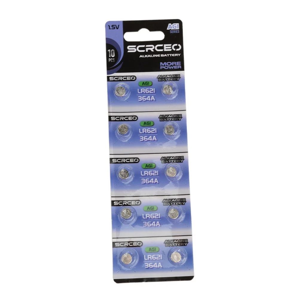 10PCS 1.5V Ag0/Ag1/…