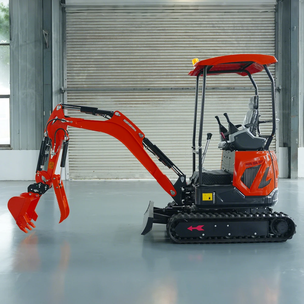 

China Hot Sale Mini Excavator Euro 5 CE EPA 1.8 Ton Strong Power Diesel Engine Micro Bagger Garden Compact Crawle Small Digger