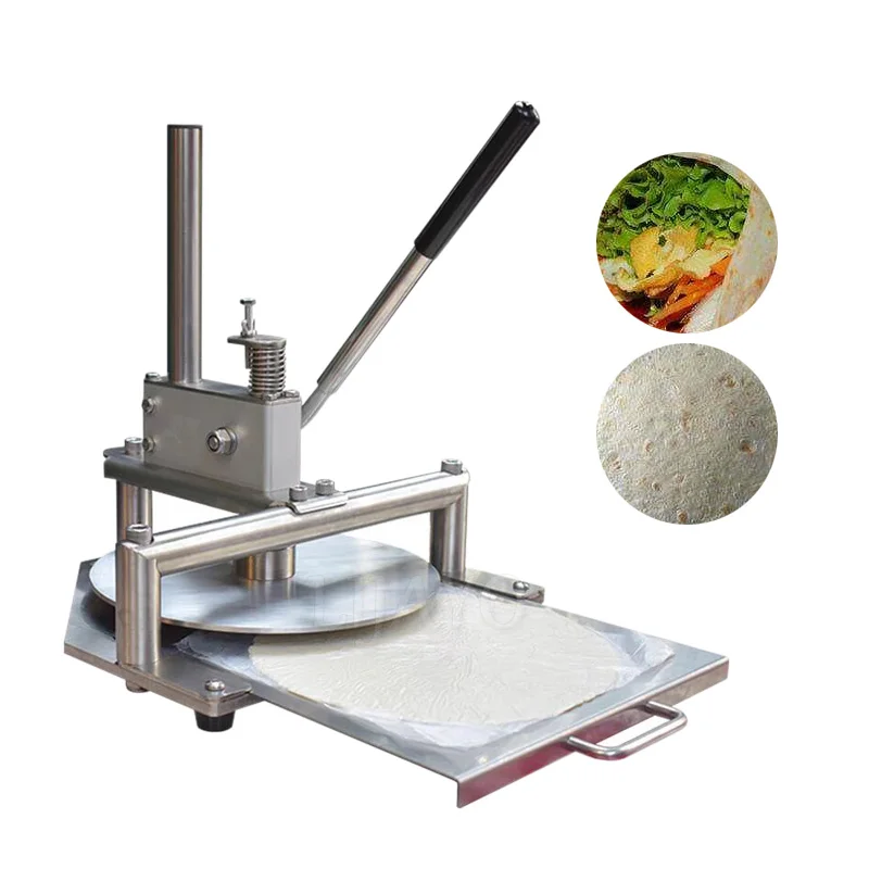 

Manual Dough Press 200mm Diameter Tortilla Dough Pressing Machine Hand Tortilla Press