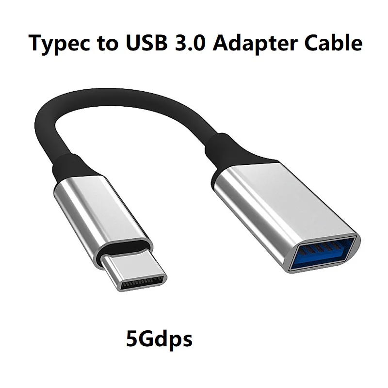 Type-C OTG Adapter Cable USB C Male To USB 3.0 Female OTG Data Cord Adapter for Universal TypeC Interface MacBook Xiaomi Etc