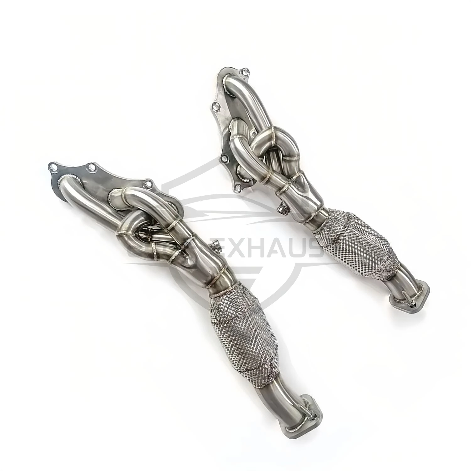 

High Flow Headers with Heat Shield Stainless Steel for Lexus IS350 F Sport 3.5L Maximize Exhaust Flow