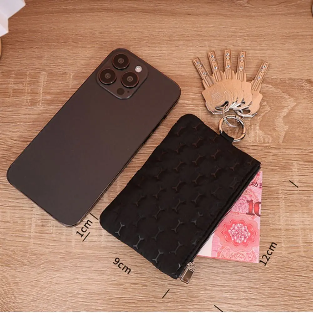 New Waterproof Cloth Wallet Mini Zipper Coin Purse Change Pouch Women Girls