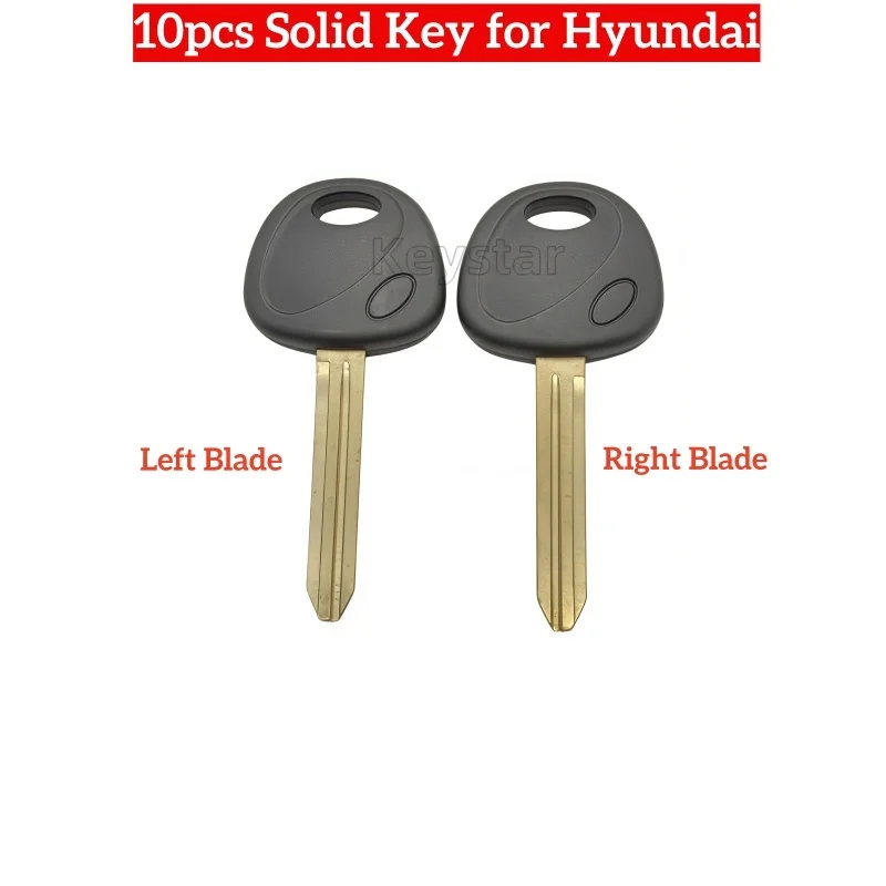 10pcs Car Solid Key Hy15 HY16 Car Door Key HYN14R Spare Key for Kia k3 k2 k5 Hyundai Elantra Key No Chip Place Locksmith Tool