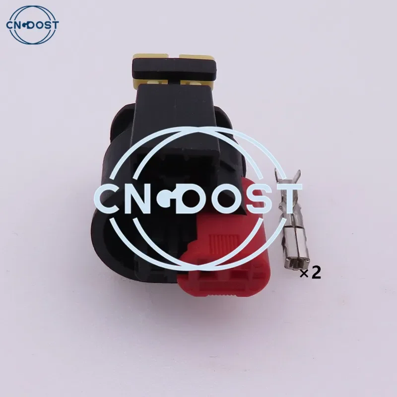 

1 комплект, 2-контактный 284556-1, автомобильный разъем переменного тока в сборе, розетка VVT, разъем электромагнитного клапана для Buick Chevrolet Cruze