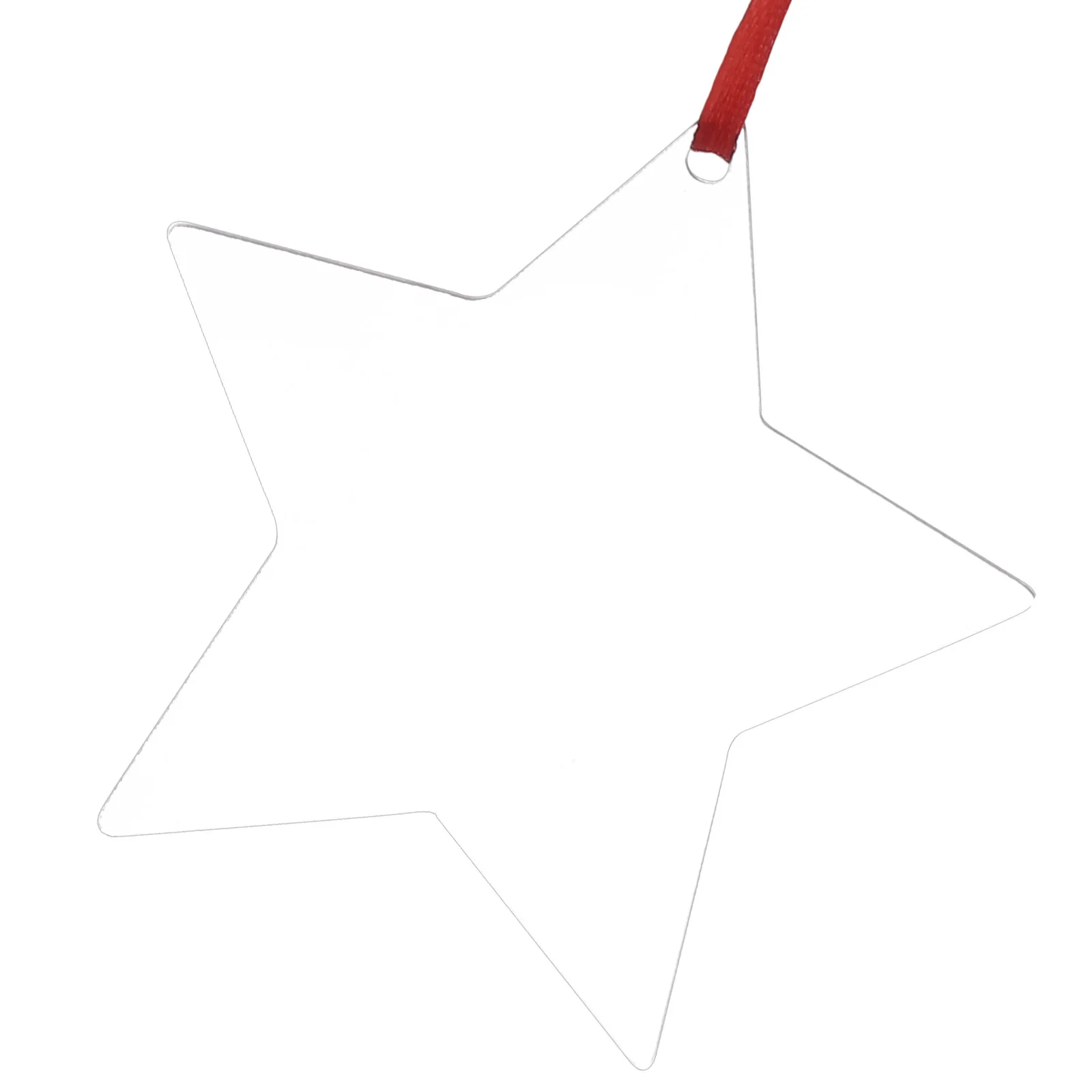 

10 Pcs Christmas Tree Ornament Decorating Supplies Diy Heat Transfer Pendants Blank New Year Hanging