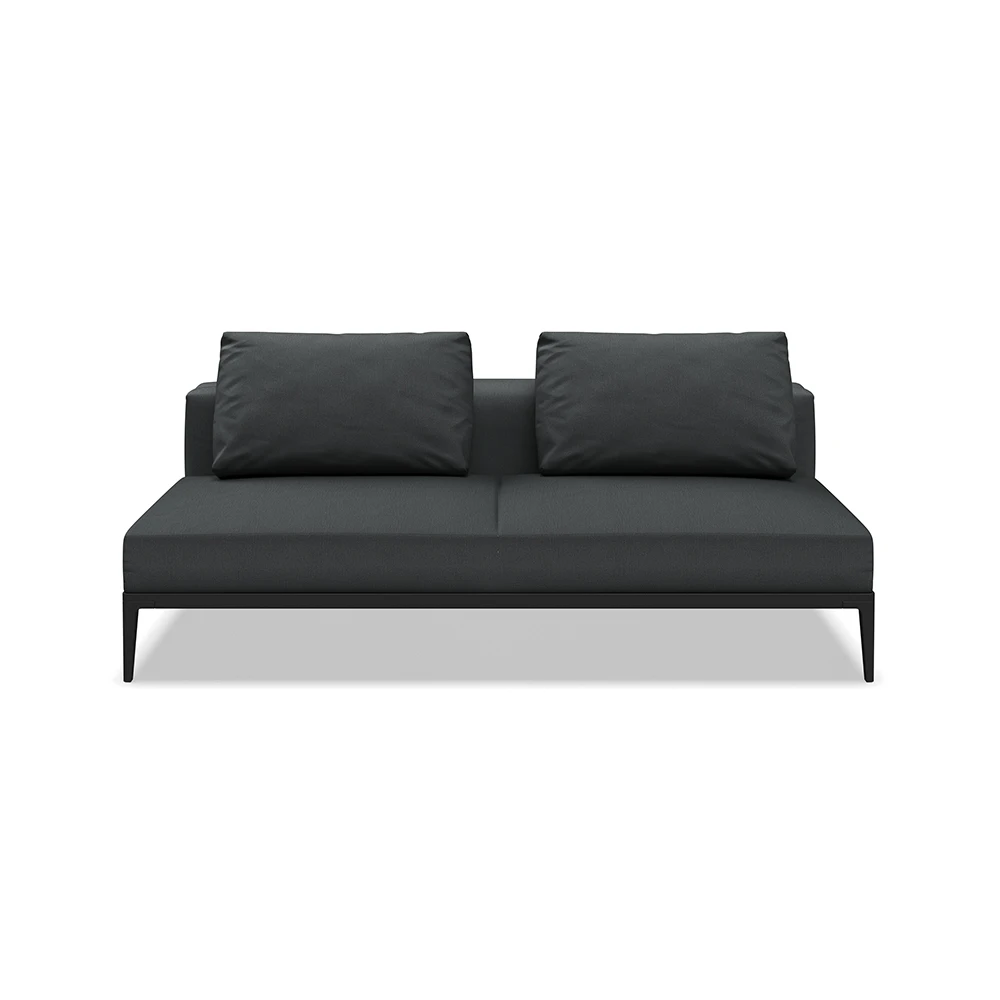 

Modern High Quality Outdoor Garden Aluminium Furniture Couch New Design Factory Price Modern Garden Teak Sofa Set