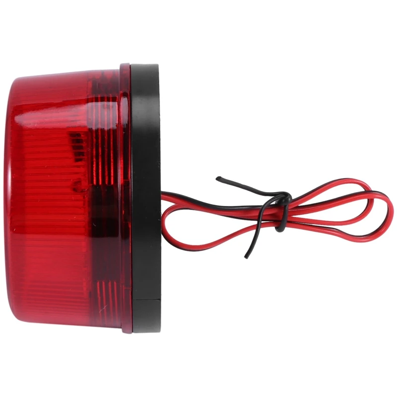 New-12V Alarm Led Flashing Strobe Light For Home Security Alarm System Red