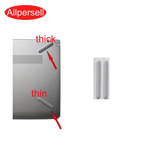 Imagen 1 del producto Cubierta inferior de goma para Pavilionn 15-CC 15-CD 15-CK 14-BA BF TPN-Q191 C131, carcasa inferior para portátil, base, soporte