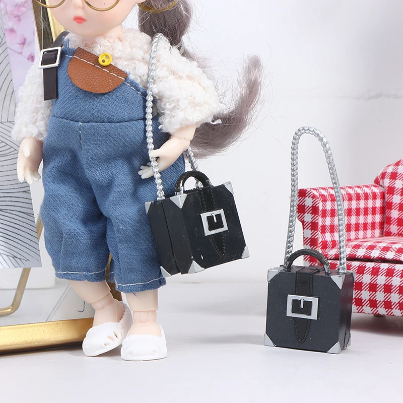 New Fashion 1:12 Mini Doll Chest Bag Shoulder Bag Handbag