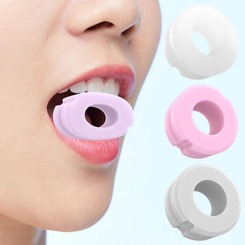 1pcs Face Masseter Men Facial Pop Circle Mouth Jawline Jaw Muscle Exerciser Chew Ball Chew Bite Breaker Training