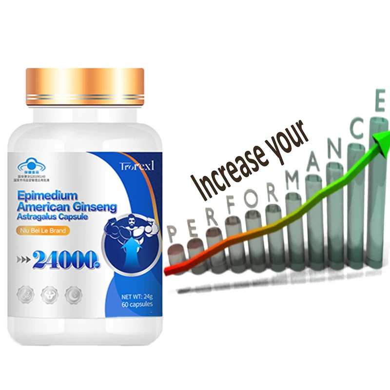 Extra Strength Supplement with Epimedium & Panax Ginseng Extract, Male Enhancing Supplement Supports Improve Male Energy Levels