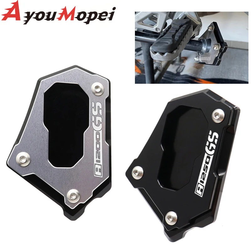 For BMW R1250GS R 1250 GS R1250 GS ADV HP Version 2018 2019 2020 Motorcycle CNC Side Stand Enlarge Extension Kickstand