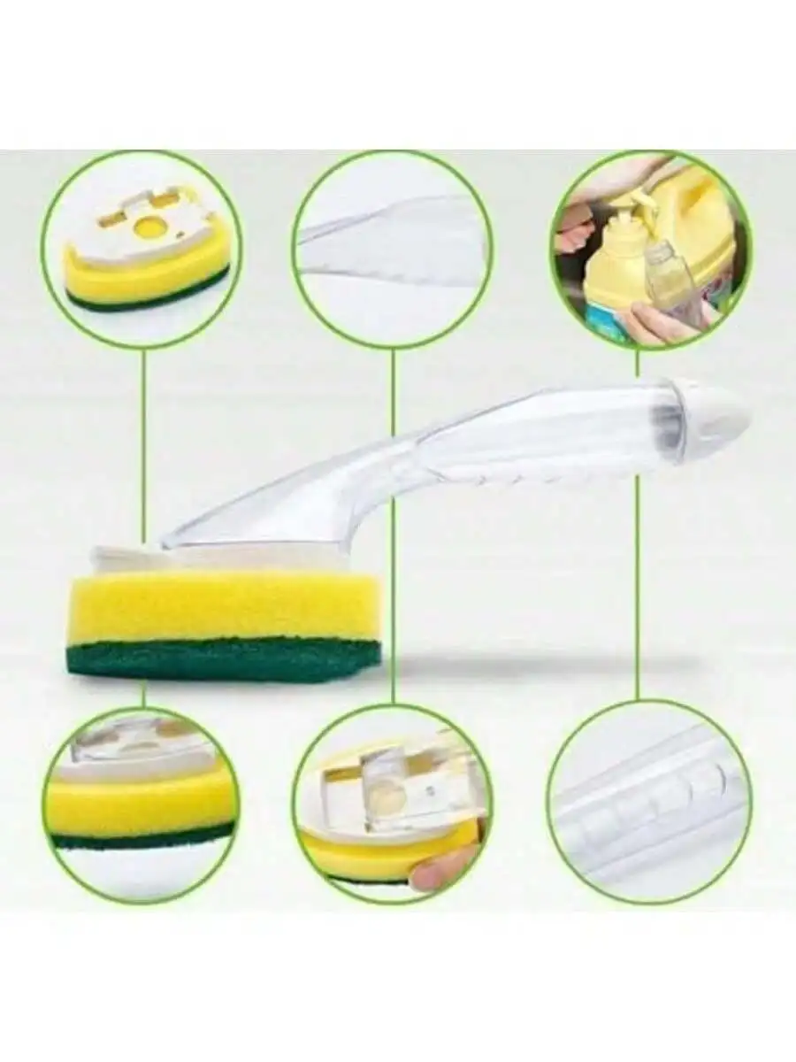 Heavy Duty Pot Scrubber, Removes Burnt Grease, Safe for Pans. 21x12cm, Durable Sponge